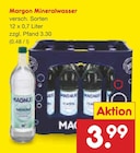 Mineralwasser Angebote von Margon bei Netto Marken-Discount Lüneburg für 3,99 €