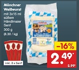 Münchner Weißwurst im Angebot bei Netto Marken-Discount in Remscheid Münchner Weißwurst Angebote bei Netto Marken-Discount Remscheid für 2,49 €