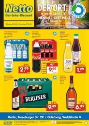 Berliner Pilsener Angebot im aktuellen Netto Marken-Discount Prospekt auf Seite 1