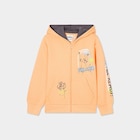 Sweat zippé à capuche Pokémon Pikachu rose saumon garçon en promo chez La Halle Sevran à 25,99 €