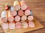 REWE Vierkirchen - GQB Strohschwein Frischwurst-Aufschnitt Angebot im Prospekt GQB Strohschwein Frischwurst-Aufschnitt bei REWE im Vierkirchen Prospekt für 1,11 €