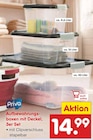 Aufbewahrungsboxen mit Deckel, 3er Set Angebote von Priva bei Netto Marken-Discount Hagen für 14,99 €
