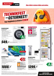 Waschmaschine Angebot im aktuellen MediaMarkt Saturn Prospekt auf Seite 1