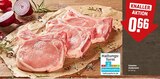 Schweine-Stielkotelett Angebote bei REWE Jena für 0,66 €