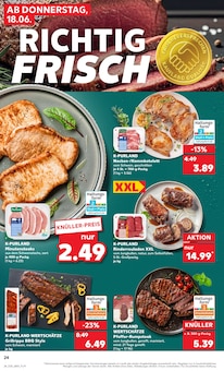 Rumpsteak im aktuellen Kaufland Prospekt (Pforzheim) Rumpsteak im Kaufland Prospekt "Hier bin ich richtig" mit 61 Seiten (Pforzheim)