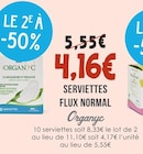 Serviettes flux normal - ORGANYC dans le catalogue Naturalia