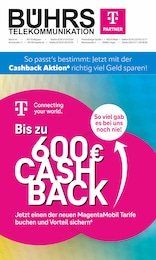 Telekom Partner Bührs Meppen Prospekt: "Bis zu 600€ CASH BACK", 8 Seiten, 01.11.2024 - 30.11.2024