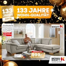 Aktueller Möbel Kraft Prospekt (Halle (Saale), 4 Seiten zum blättern Möbel Kraft Prospekt 133 Jahre Wohn-Qualität! mit 4 Seiten