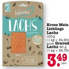 Aktuelles Mein Lieblings Lachs oder Graved Lachs Angebot bei E center in Pforzheim ab 3,49 €