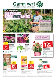 Prospectus Gamm vert à Les Tourrettes, "DES PROMOS BOULEvertSANTES", 4 pages, 29/04/2026 - 10/05/2026