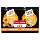 Dosettes de café "Format spécial" - CARTE NOIRE en promo chez Carrefour Boulogne-sur-Mer à 9,19 €