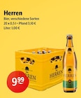 Bier im Angebot bei Getränke Hoffmann in Bückeburg Bier Angebote von Herren bei Getränke Hoffmann Bückeburg für 9,99 €
