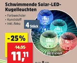 Schwimmende Solar-LED-Kugelleuchten Angebote bei Thomas Philipps Bautzen für 11,11 €