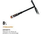 Serfouette - FISKARS en promo à 8,90 € chez E.Leclerc Serfouette - FISKARS dans le catalogue E.Leclerc