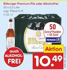 Aktuelles Premium Pils oder Alkoholfrei Angebot bei Netto Marken-Discount in Würselen ab 10,49 €