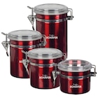 SCHÄFER Vorratsdosenset Metallic Red für 17,99 € bei POCO im Angebot SCHÄFER Vorratsdosenset Metallic Red im aktuellen POCO Prospekt
