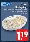 Sylter Heringsstopp im Angebot bei E center in Duisburg Sylter Heringsstopp Angebote bei E center Duisburg für 1,19 €
