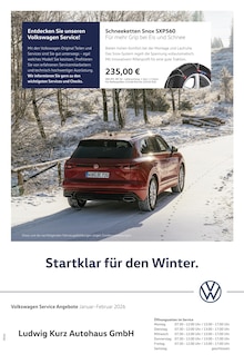 Aktueller Volkswagen Prospekt (Ellenberg, 1 Seite zum blättern Volkswagen Prospekt Startklar für den Winter mit 1 Seite