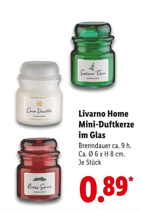 Mini-Duftkerze im Glas