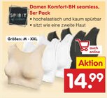 Damen Komfort-BH seamless Angebote von SPIRIT bei Netto Marken-Discount Münster für 14,99 €