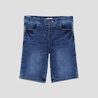 Bermuda droit en jean denim double stone garçon à 7,99 € dans le catalogue La Halle