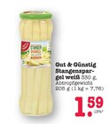 Stangenspargel weiß Angebote von Gut & Günstig bei E center Wiesbaden für 1,59 €