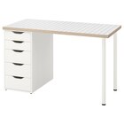 Schreibtisch weiß anthrazit/weiß von LAGKAPTEN / ALEX im aktuellen IKEA Prospekt