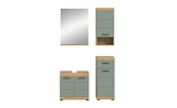 Badmöbel-Set SCHLOONSEE 4 teilig bestehend aus: Waschbeckenunterschrank Spiegel Unterschrank Hängeschrank Schloonsee von  im aktuellen Höffner Prospekt für 329,00 €