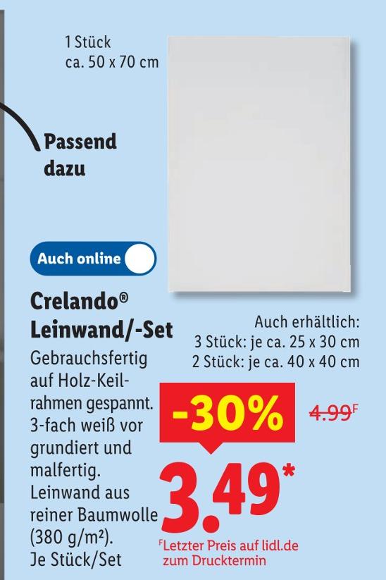 Leinwand/-Set