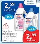 Hygienespüler von Sagrotan für 2,59 € bei budni im Angebot Hygienespüler von Sagrotan im aktuellen budni Prospekt