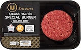 Promo STEAK HACHE PUR BOEUF SPECIAL BURGER 12% MG U SAVEURS à 2,94 € dans le catalogue U Express à Castelmoron-sur-Lot