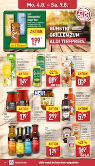 Burger Sauce Angebot im ALDI Nord Prospekt, gültig von 04.08.2025 bis 09.08.2025 Burger Sauce Angebot im aktuellen ALDI Nord Prospekt auf Seite 10