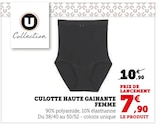 Culotte haute gainante femme - U COLLECTION en promo chez Super U Besançon à 7,90 €
