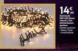 Guirlande 240 led blanc chaud l.11m dans le catalogue Maxi Bazar