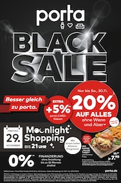 porta Möbel Prospekt für Lichtentanne: "BLACK SALE", 1 Seite, 24.11.2024 - 30.11.2024