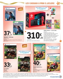 Offre Nintendo Switch dans le catalogue E.Leclerc du moment à la page 19