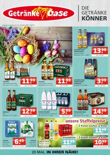 Veltins im Getränke Oase Prospekt "Aktuelle Angebote" mit 4 Seiten (Lünen)