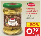 Aktuelles Champignons 1. Wahl in Scheiben Angebot bei Netto Marken-Discount in Leipzig ab 0,79 €