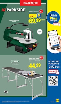 Promo Projecteur dans le catalogue Lidl du moment à la page 7