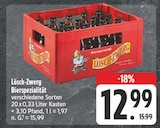 Bierspezialität Angebote von Lösch-Zwerg bei EDEKA Amberg für 12,99 €