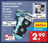 Kindersocken oder Herren Sneaker Socken im Angebot bei Netto Marken-Discount in Kaufbeuren Kindersocken oder Herren Sneaker Socken Angebote bei Netto Marken-Discount Kaufbeuren für 2,99 €