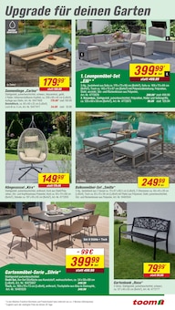 Gartenmöbel im toom Baumarkt Prospekt "Respekt, wer's selber macht." mit 26 Seiten (Lübeck)