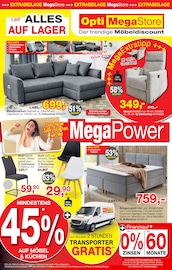Aktueller Opti-Megastore Möbel & Einrichtung Prospekt in Hoya und Umgebung, "Mega Power Deals" mit 12 Seiten, 19.12.2025 - 10.01.2026