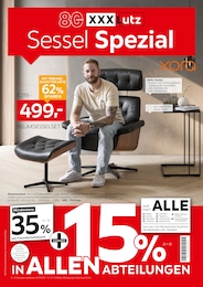 XXXLutz Möbelhäuser Prospekt: "Sessel Spezial", 8 Seiten, 29.09.2025 - 12.10.2025