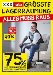 Aktueller XXXLutz Möbelhäuser Möbel & Einrichtung Prospekt in Erpel und Umgebung, "ALLES MUSS RAUS" mit 14 Seiten, 10.11.2025 - 23.11.2025