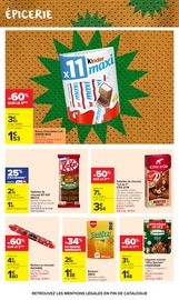 Promos Kinder dans le catalogue "LE MOIS DES SUPPORTERS" de Carrefour Market Kinder en promo dans le catalogue Carrefour Market à la page 38