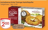 Echte Thüringer Kartoffelpuffer bei GLOBUS im Erfurt Prospekt für 2,00 €