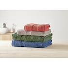 Serviette de toilette 50x90cm coton uni (plusieurs modèles) dans le catalogue Gifi