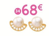 Boucles perle - E.Leclerc à Saint-Nazaire Boucles perle en promo chez E.Leclerc Saint-Nazaire à 68,00 €
