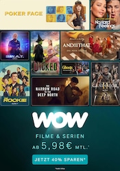 Aktueller WOW Berlin Prospekt "Filme und Serien ab 5,98€ mtl." mit 1 Seite